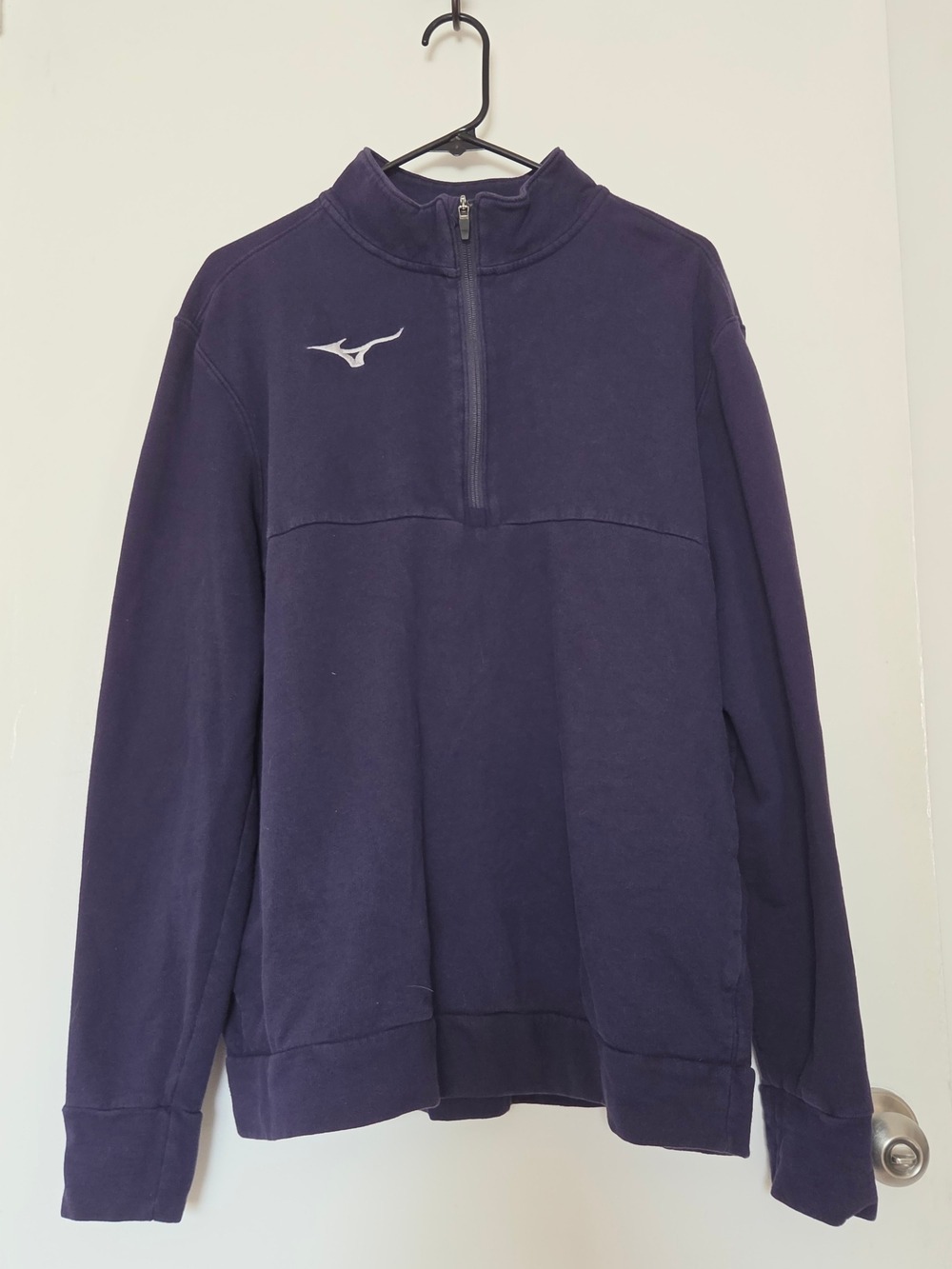 Mizuno Men’s Dark Navy Quarter-Zip Pullover